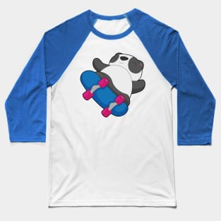 Panda Skater Skateboard Sports Baseball T-Shirt